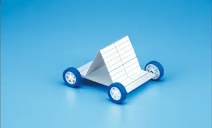 風で動く車の作り方