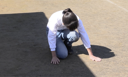 日なたと日かげの地面のようす | たのしい理科 3年 | 小学校 | 大日本図書