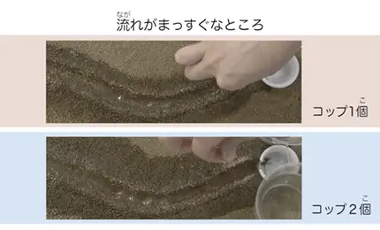 流水実験器で調べるとき（結果）