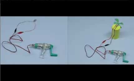 手回し発電機を用いたとき（方法）