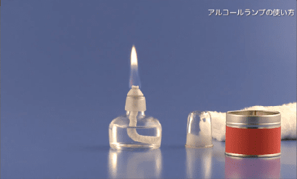 アルコールランプの使い方