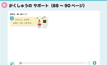 がくしゅうの サポート（88～90ページ）