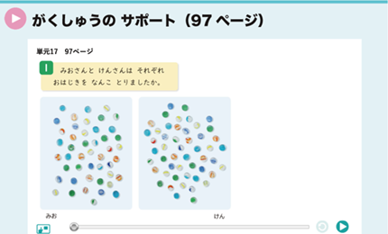 がくしゅうの サポート（97ページ）