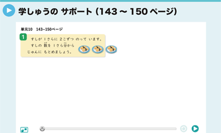 学しゅうのサポート（143～150ページ）