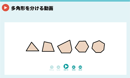 多角形を分ける動画