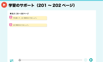 学習のサポート（201～202ページ）