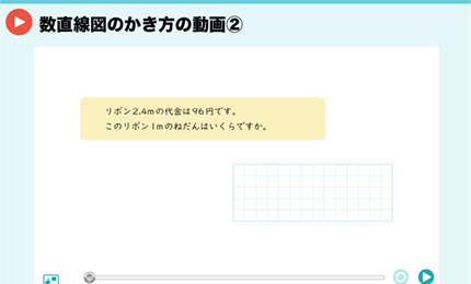 数直線図のかき方の動画②