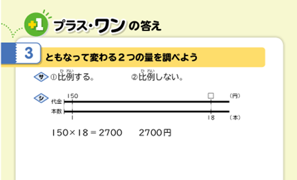 プラス・ワンの単元3の答え